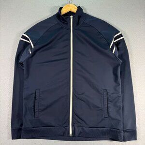 Vintage Gap Track Jacket Mens Large Blue Classic Comfort Sportswear Active Y2K